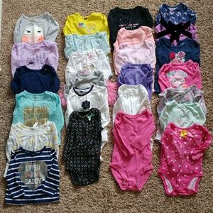 Baby girl long sleeve bundle